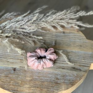 scrunchie rib roze