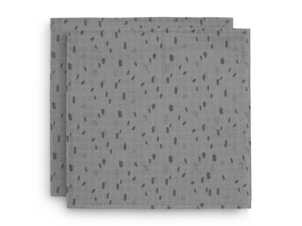 Jollein hydrofiel multidoek spot storm grey